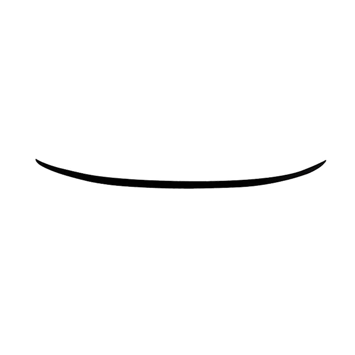 Carbon look M5 style boot spoiler, full view, for BMW 5 Series F10 / F18 saloon (2010-2017)