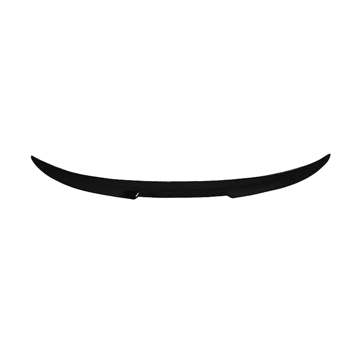 Gloss black M4 style boot spoiler, full view, for BMW 5 Series F10 / F18 saloon (2010-2017)