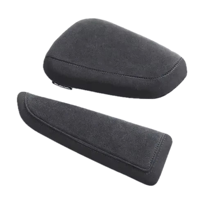 Black Alcantara elbow pad and knee pad set, driver side for BMW F30 / F20 / G20 / G30 / G01 / E70 / E71