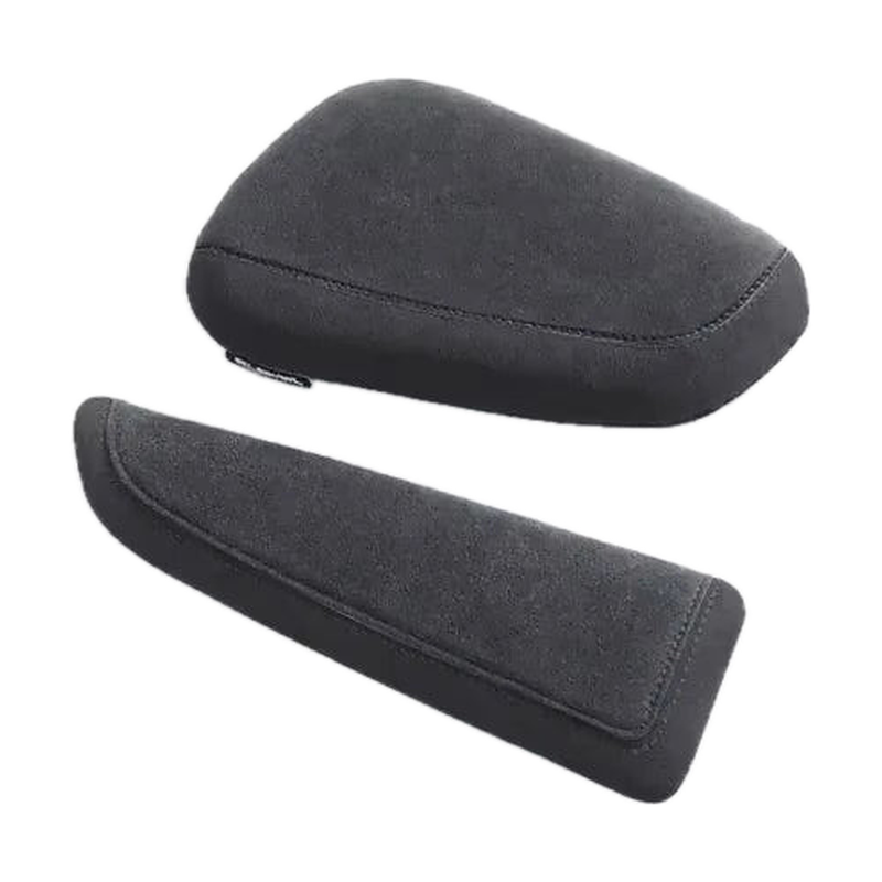 Black Alcantara elbow pad and knee pad set, driver side for BMW F30 / F20 / G20 / G30 / G01 / E70 / E71