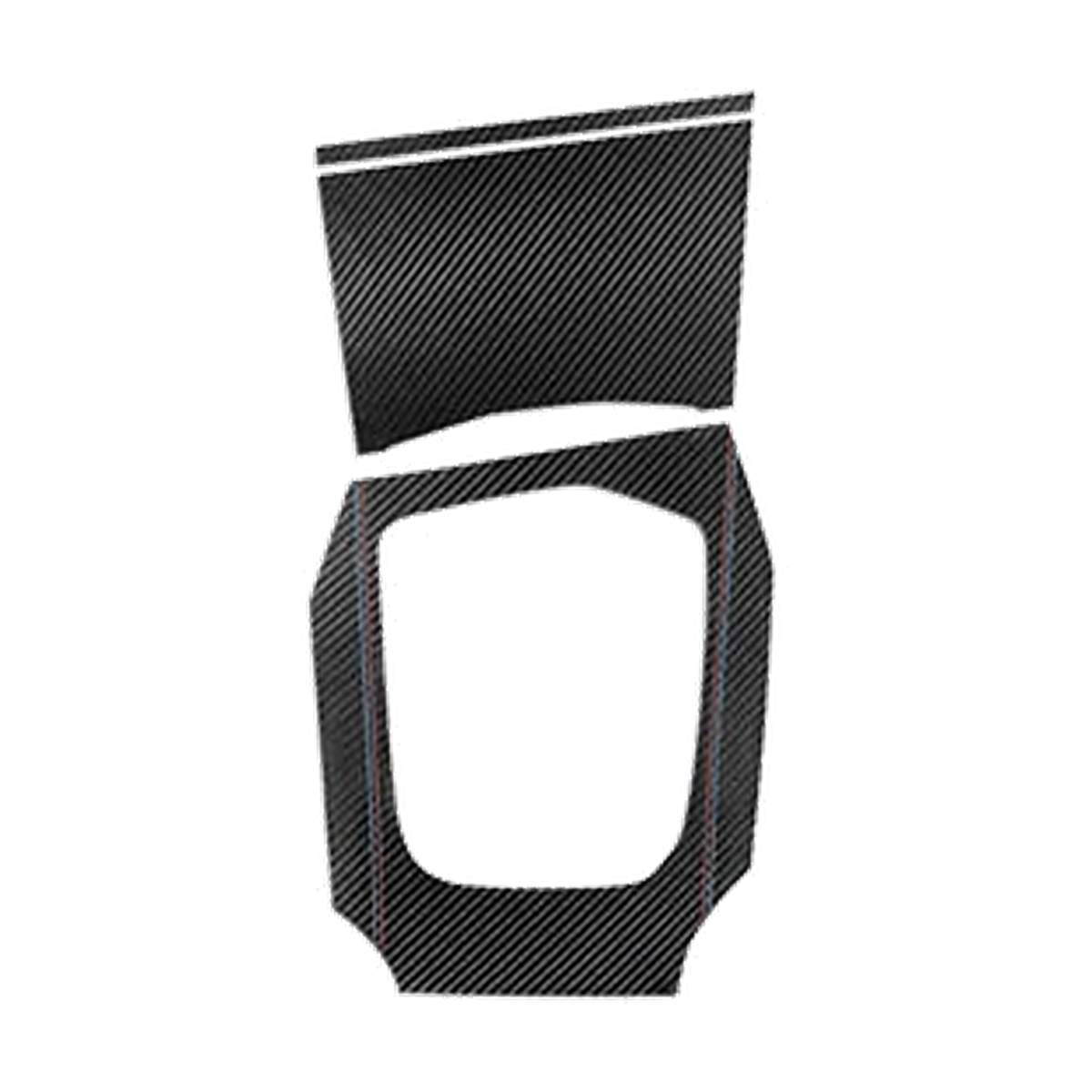 3D carbon fiber leather gear shift panel cover, high configuration, RHD, for BMW G20 / G28 / G23 / G42