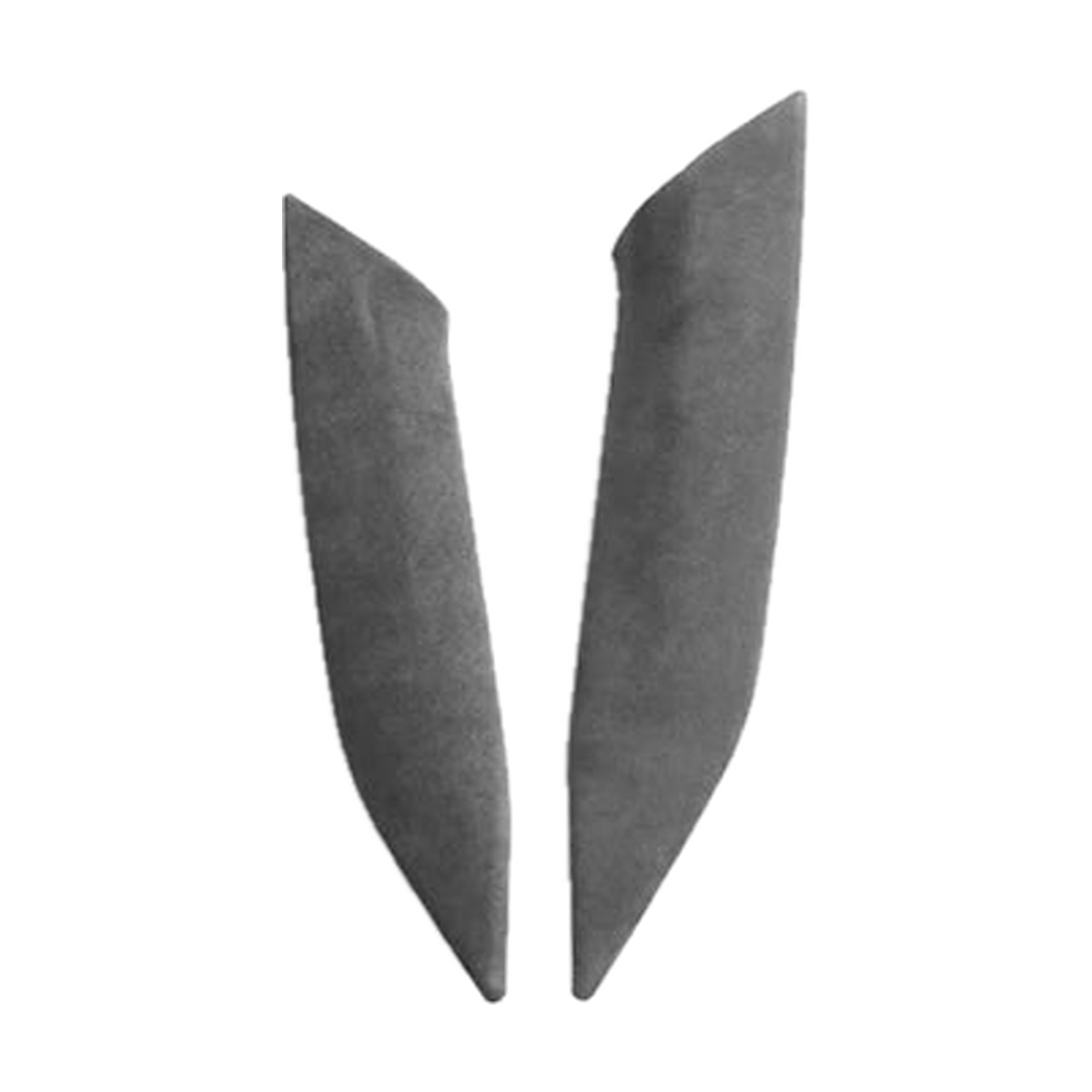 Pair of suede gear lever side trim covers, right hand drive, for BMW G20 / G28 / G23