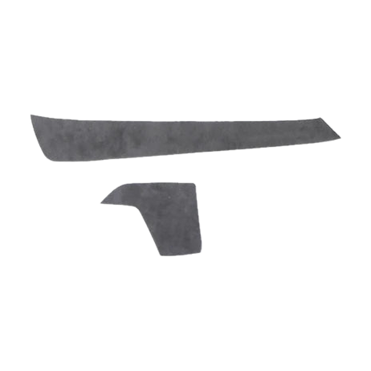 Suede dashboard trim strip and side panel cover, left hand drive, for BMW G20 / G28 / G23