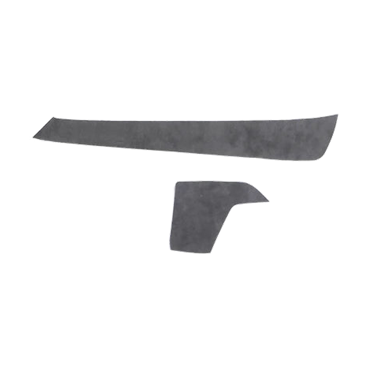 Suede dashboard trim strip and side panel cover, right hand drive, for BMW G20 / G28 / G23