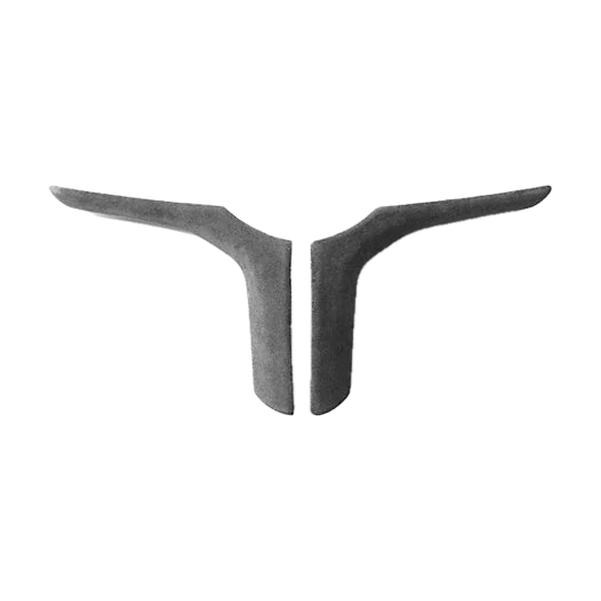 Pair of suede steering wheel spoke trim covers, for BMW G20 / G28 / G23