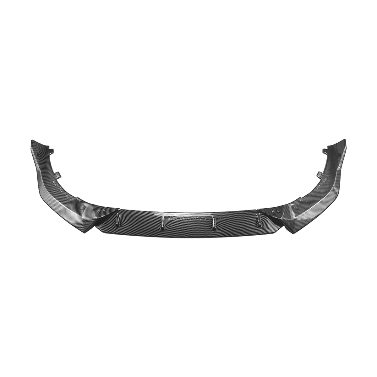 Carbon fiber look front lip splitter, front view, for BMW Z4 G29 M Sport (2019-2022)