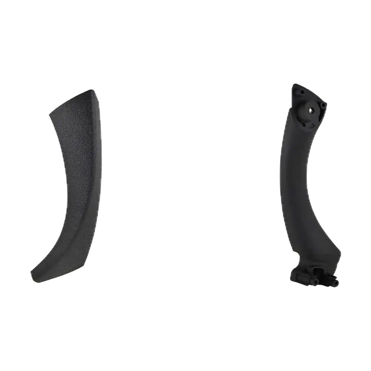 Black interior door pull handle set, left hand drive, for BMW 3 Series E90 / E91