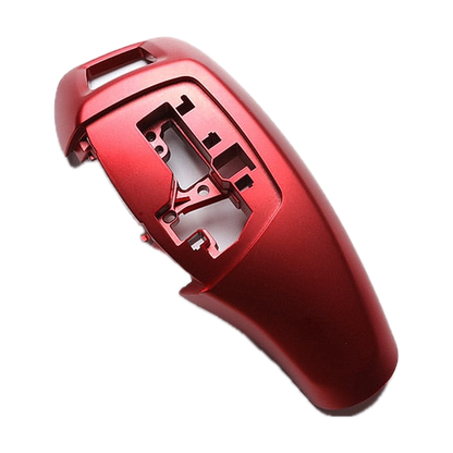 Red gear selector cover, Style A LHD, angled view for BMW 1-6 Series, X3, X4 F20/F30/F10