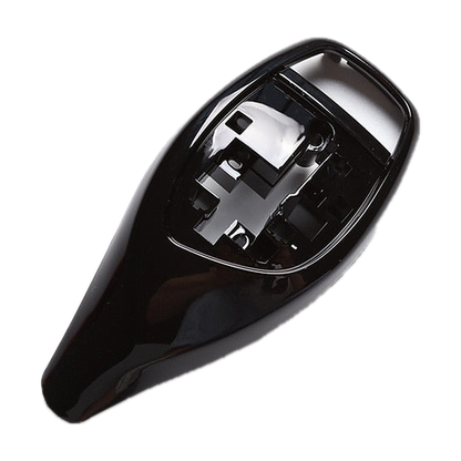 Gloss black gear selector cover, Style B LHD, front view for BMW 1-6 Series, X3, X4 F20/F30/F10