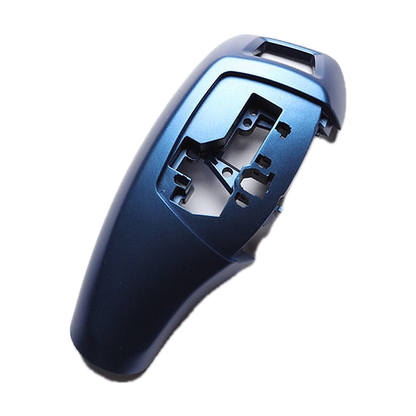 Blue gear selector cover, Style A RHD, angled view for BMW 1-6 Series, X3, X4 F20/F30/F10