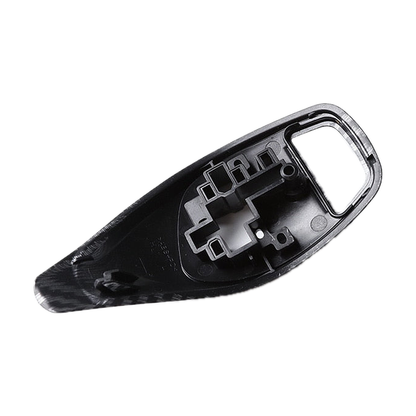 Carbon fiber look gear selector cover, underside view for BMW 1-6 Series, X3, X4 F20/F30/F10