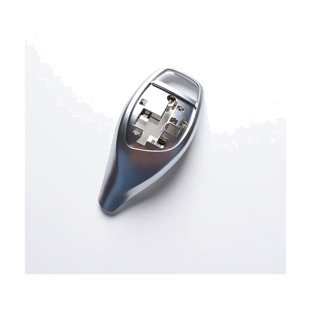 Silver finish sport gear selector cover for BMW F20, F30, F32, F10, X3 F25 (2013-2017)