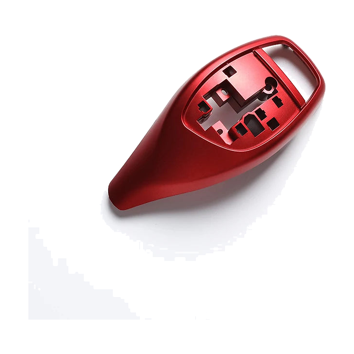 Red finish sport gear selector cover for BMW F20, F30, F32, F10, X3 F25 (2013-2017)