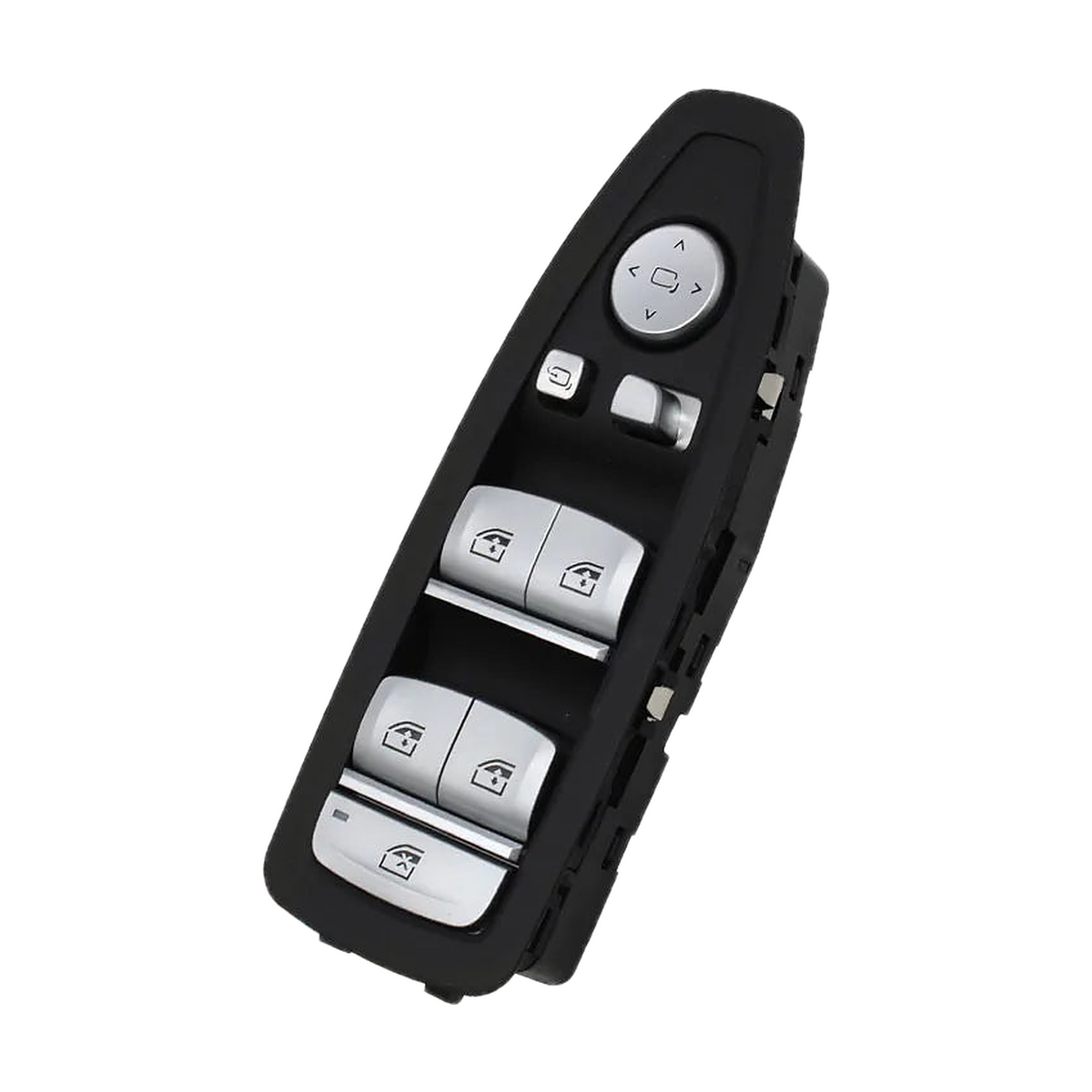 Black driver door window switch pod, Model A, for BMW F20, F30, F31, F34, F35