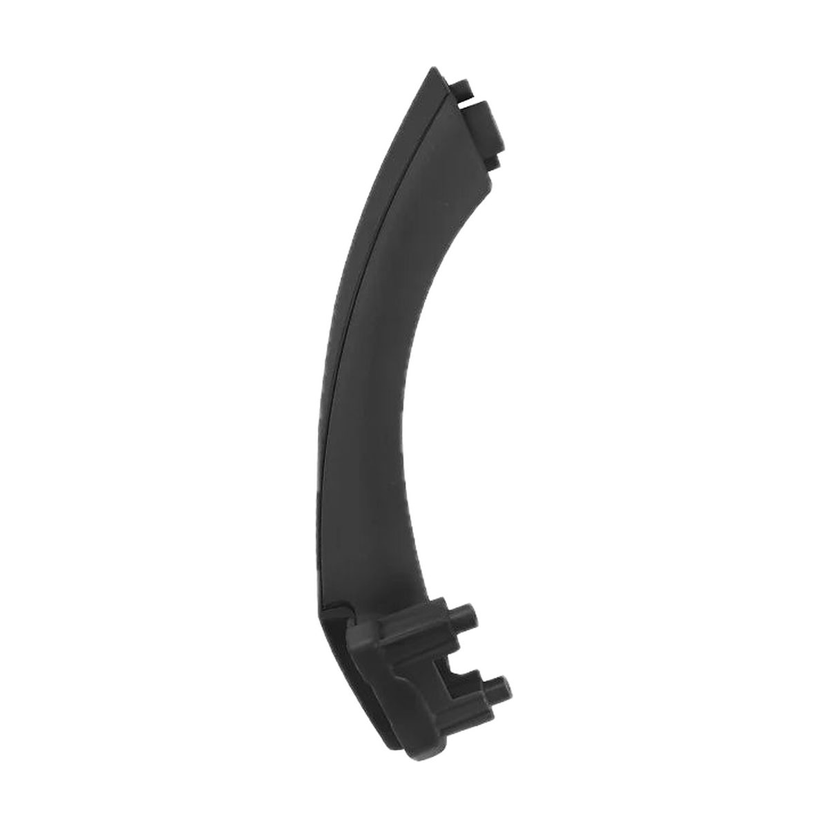 Black interior door pull handle cover, right side, for BMW 3 Series E90 (2005-2011)