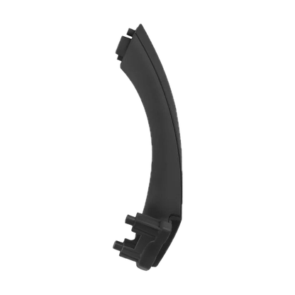 Black interior door pull handle cover, left side, for BMW 3 Series E90 (2005-2011)