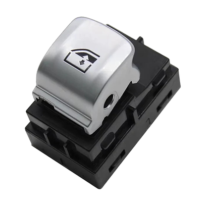 Small single window switch, chrome finish, for BMW F-Series F20, F30, F10, F25, F01 (LHD/RHD)