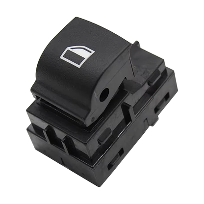 Small single window switch, black finish, for BMW F-Series F20, F30, F10, F25, F01 (LHD/RHD)