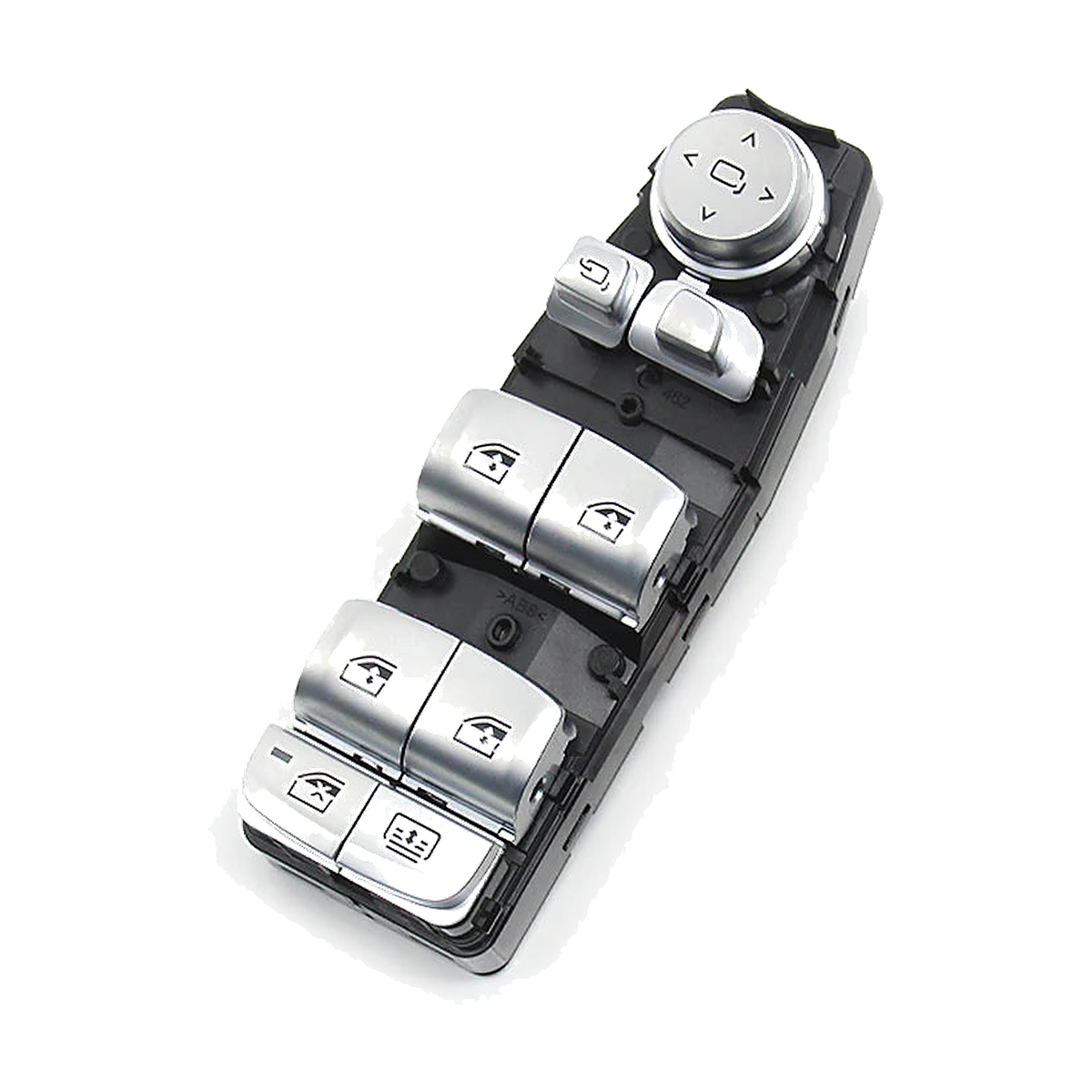 Model B 4-window master switch panel, chrome finish, for BMW F-Series F20, F30, F10, F25, F01 (LHD/RHD)