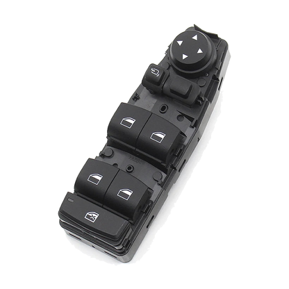 Model A 4-window master switch panel, black finish, for BMW F-Series F20, F30, F10, F25, F01 (LHD/RHD)