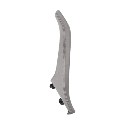 Gray leather door pull handle, right side, for BMW 5 Series F10 / F11 (2010-2017)