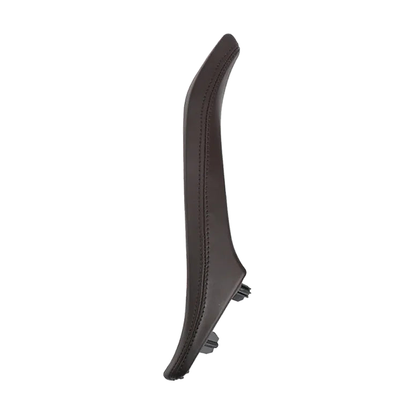 Moka brown leather door pull handle, left side, for BMW 5 Series F10 / F11 (2010-2017)