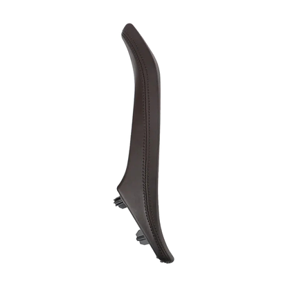 Moka brown leather door pull handle, right side, for BMW 5 Series F10 / F11 (2010-2017)