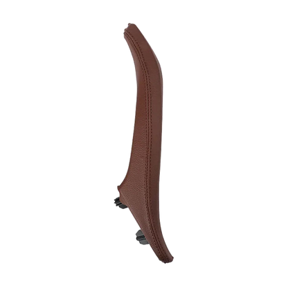 Red leather door pull handle, right side, for BMW 5 Series F10 / F11 (2010-2017)