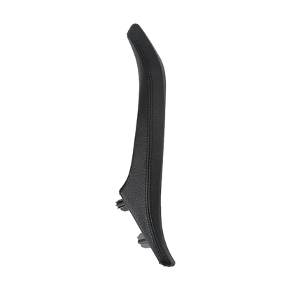 Black leather door pull handle, right side, for BMW 5 Series F10 / F11 (2010-2017)