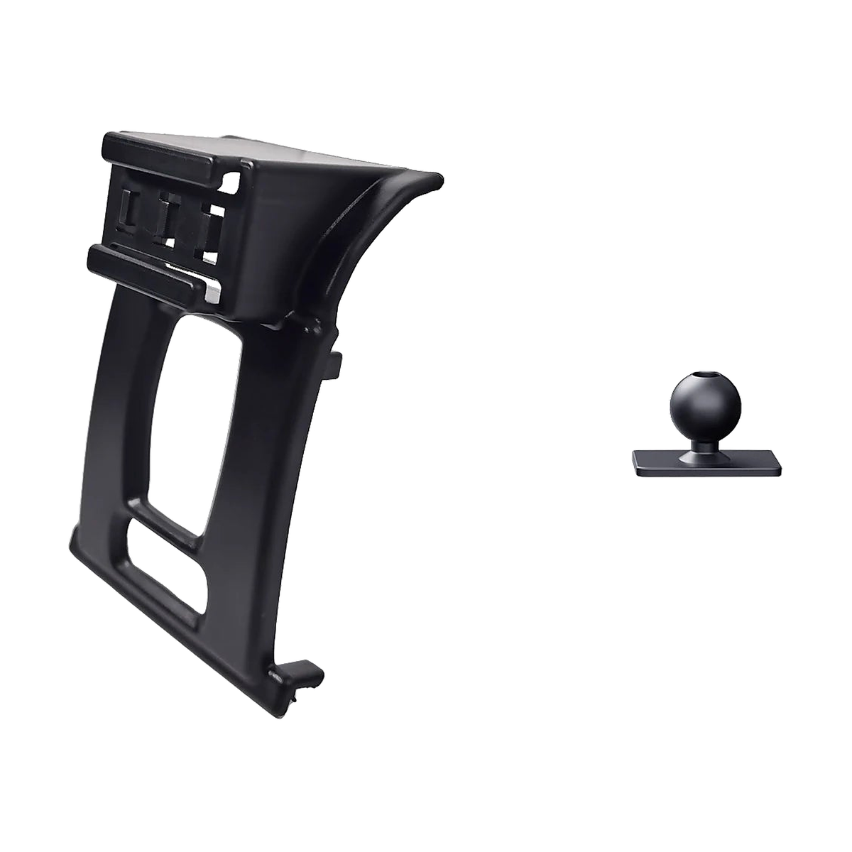 Black made to measure dash bracket with ball mount, base only, for BMW F30 / F31