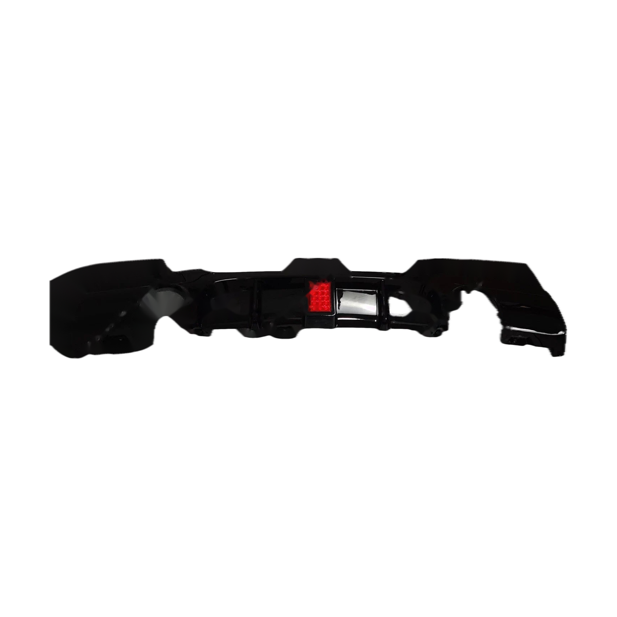 Dual outlet, tail light cutout version, gloss black rear diffuser for BMW 3 Series E90, E91 M Sport (2005-2012)