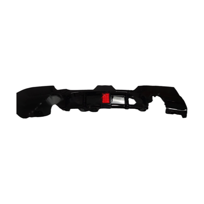Dual outlet, tail light cutout version, gloss black rear diffuser for BMW 3 Series E90, E91 M Sport (2005-2012)