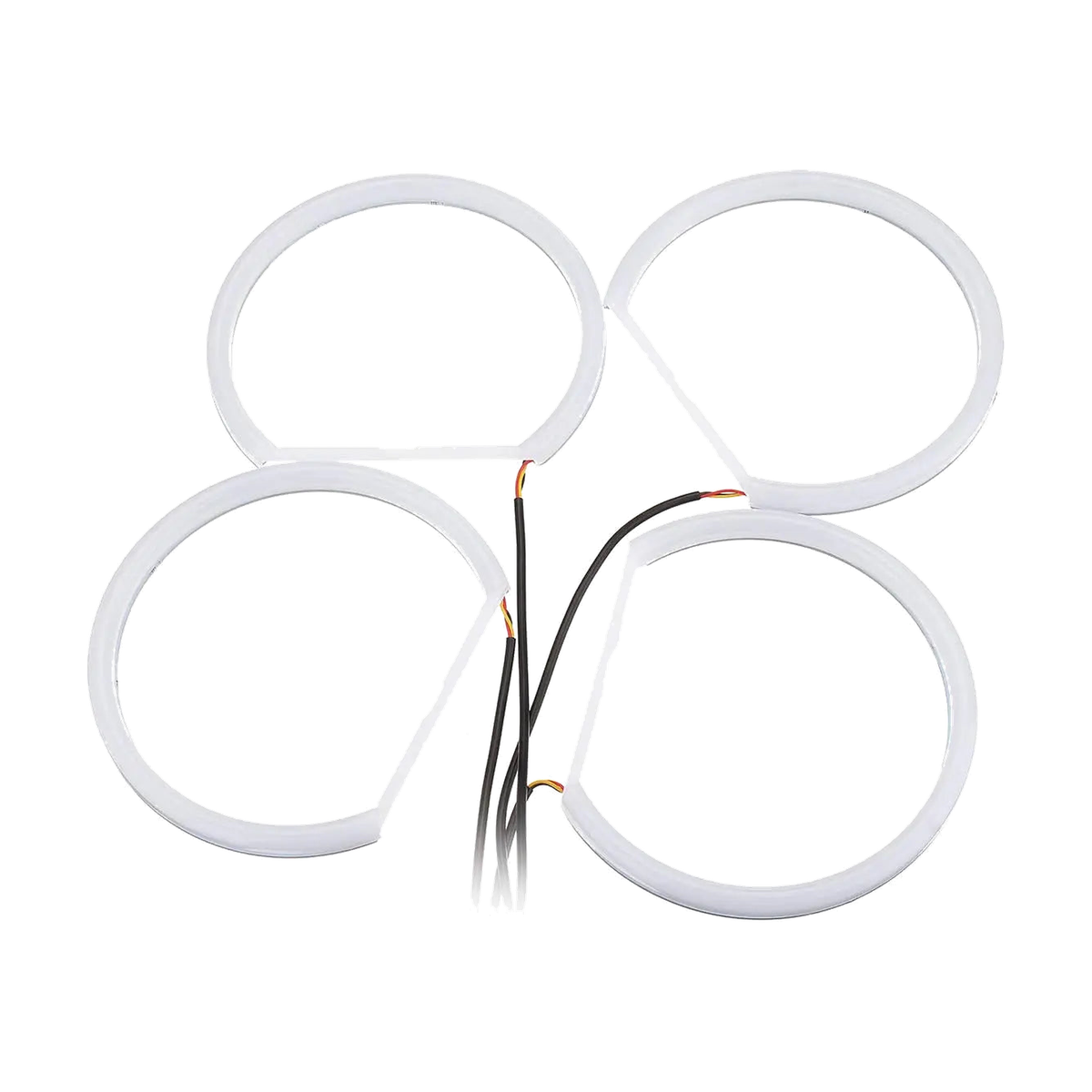Cotton light angel eye halo ring set with wiring for BMW 3/5/7 Series E36, E38, E39, E46