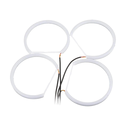 Cotton light angel eye halo ring set with wiring for BMW 3/5/7 Series E36, E38, E39, E46