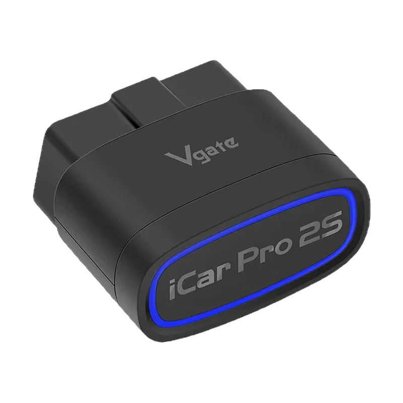 Vgate iCar Pro 2S Bluetooth 5.2 OBD2 adapter, angled view, for BMW