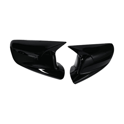 Bright black mirror cap pair for BMW E65 / E66 / E67 / E46 Coupe