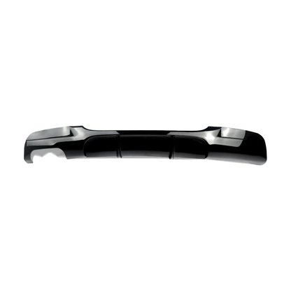 Gloss black rear diffuser, single-side exhaust cutout, for BMW 3 Series E90, E91 M Sport (2005-2012)