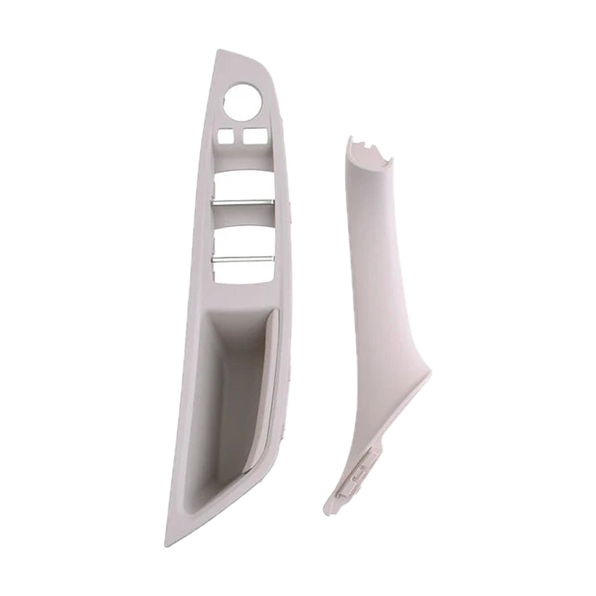 Oyster 2 piece front set, driver armrest panel and pull handle, for BMW 5 Series F10 / F11 / F18 LHD