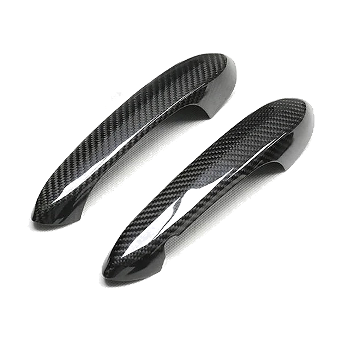 Carbon fiber door handle covers, 2 door set, for BMW G20, G22, G30, G01, G05, G07