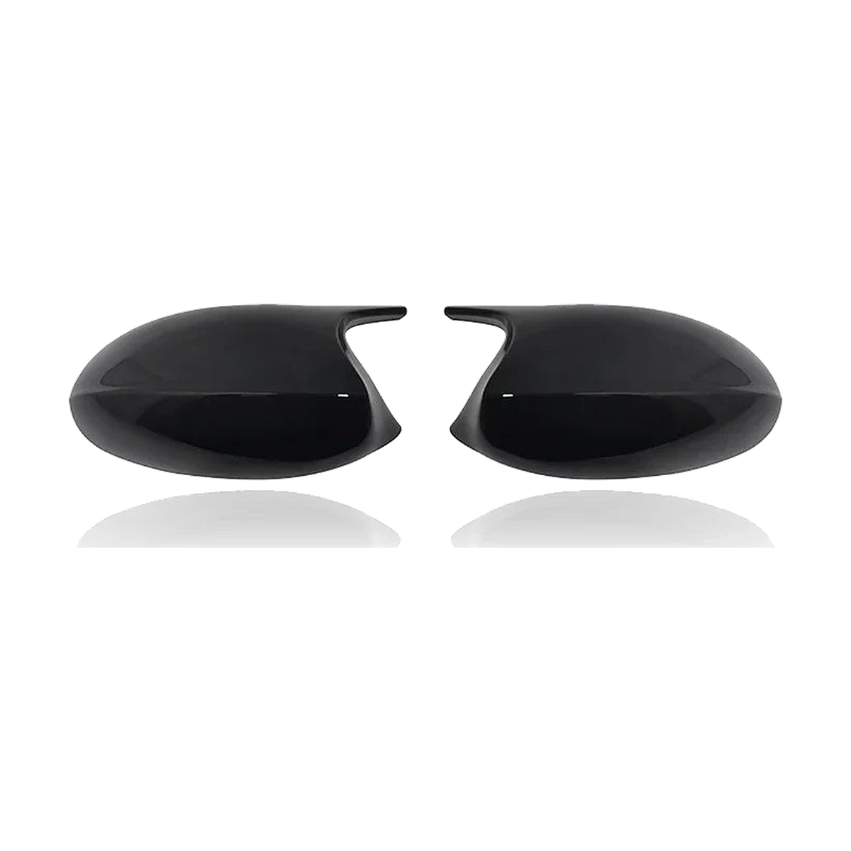 Gloss black mirror caps pair for BMW 1/3 Series E81, E87, E90, E92 (2004-2013)