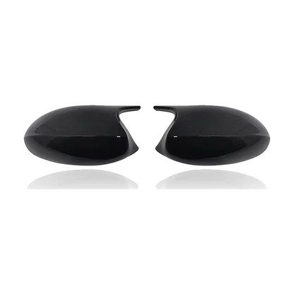Gloss black mirror caps pair for BMW 1/3 Series E81, E87, E90, E92 (2004-2013)