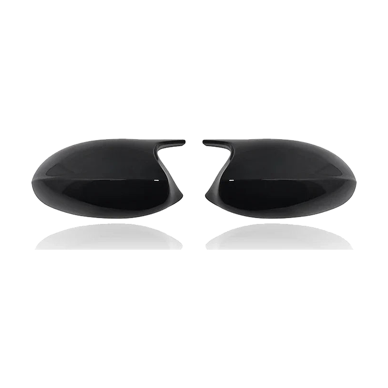Gloss black mirror caps pair for BMW 1/3 Series E81, E87, E90, E92 (2004-2013)