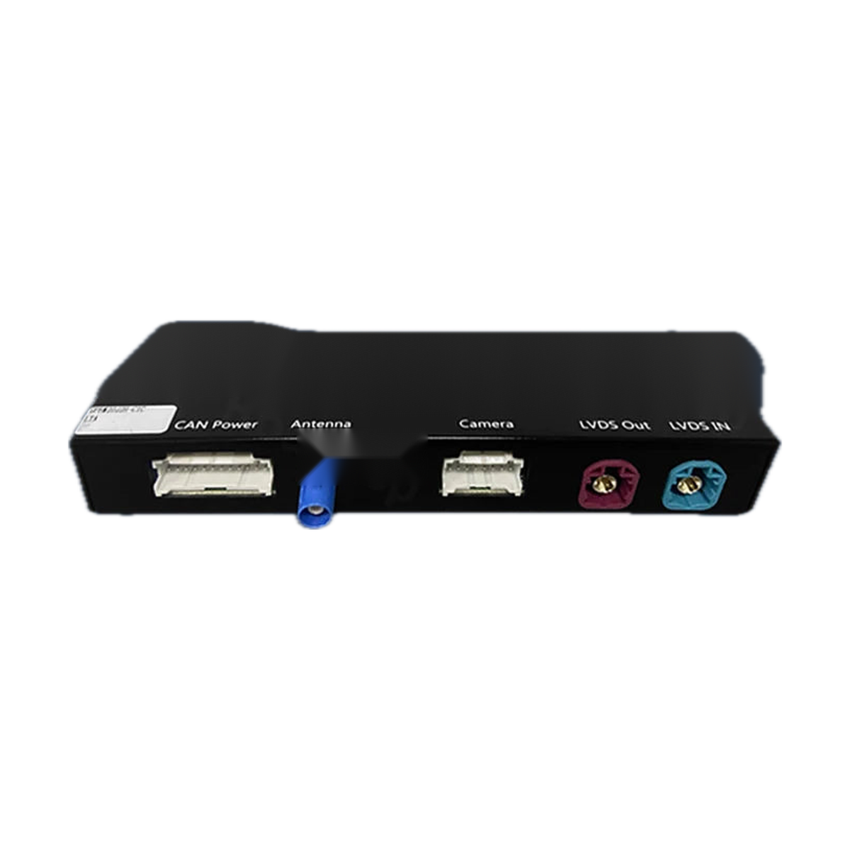 Wireless CarPlay and Android Auto interface box, front port view, for BMW Z4 E89 CIC/EVO (2009-2016)