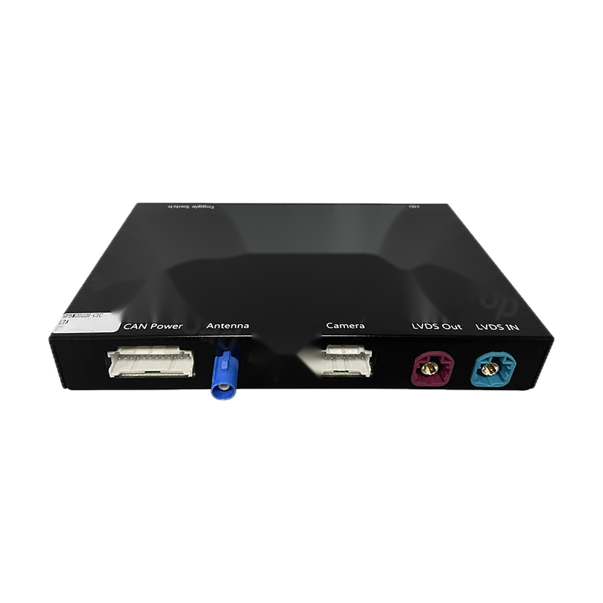 CIC system wireless CarPlay decoder box, port view, for BMW Z4 E89 CIC/EVO (2009-2016)