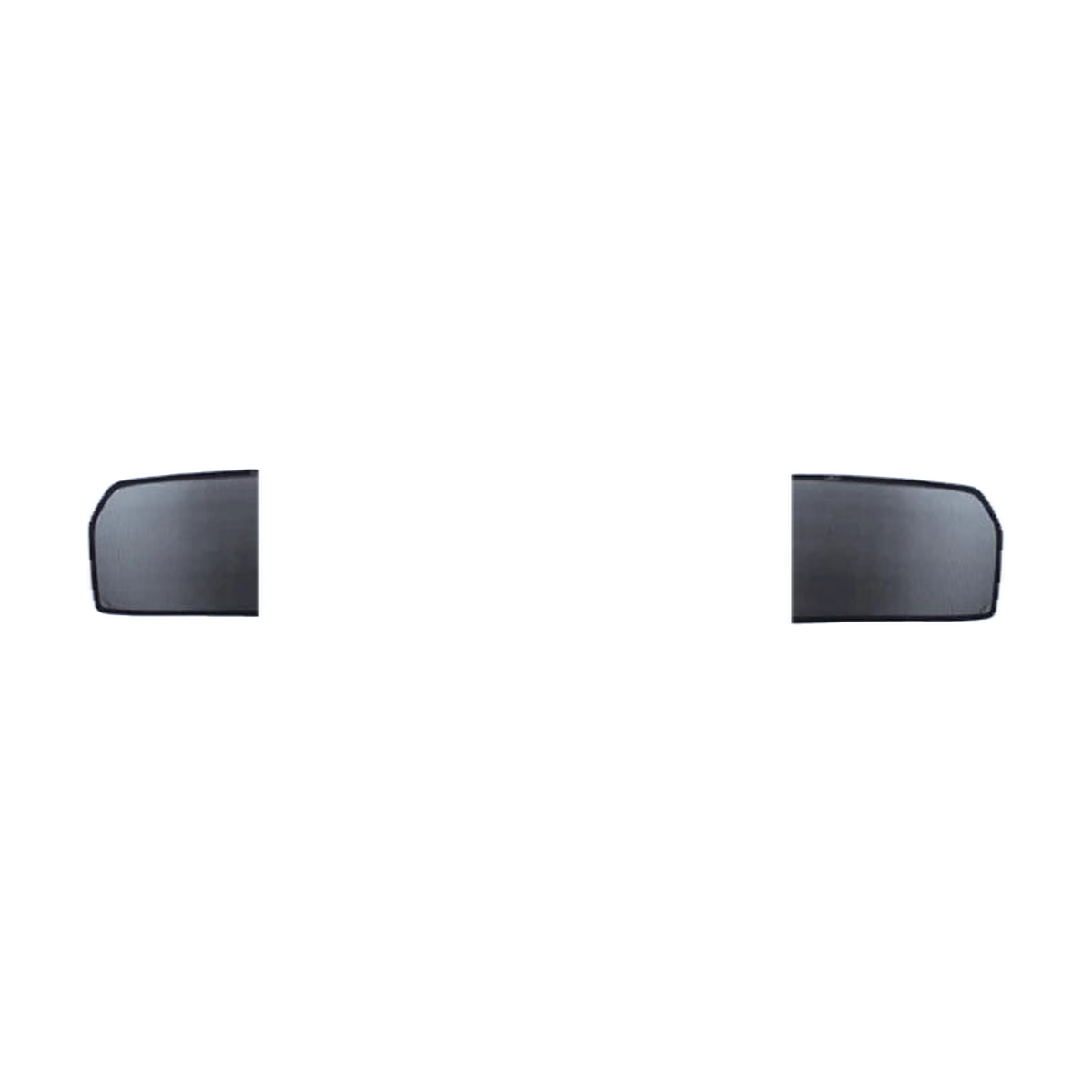 Black magnetic rear side window sunshade pair, 2 pieces, for BMW F30 (2012-2018)