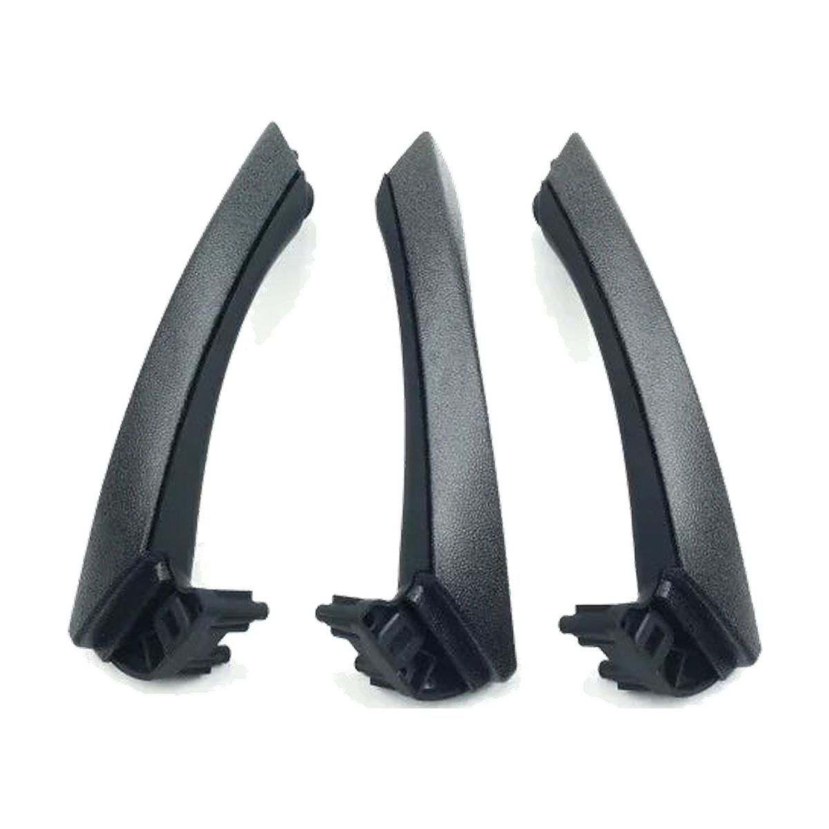 Black interior door pull handle set for BMW 3 Series E90, E91, E92 (2005-2012)
