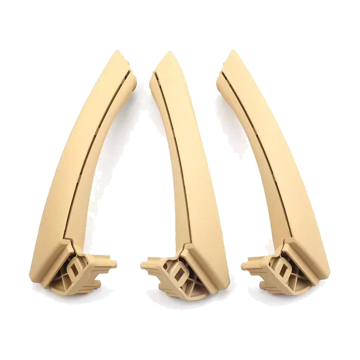 Beige interior door pull handle set, left hand drive, for BMW 3 Series E90, E91, E92 (2005-2012)