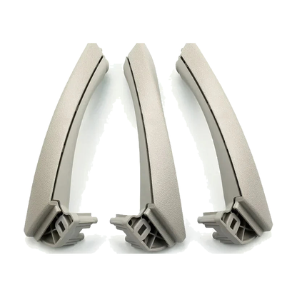 Gray interior door pull handle set, left hand drive, for BMW 3 Series E90, E91, E92 (2005-2012)