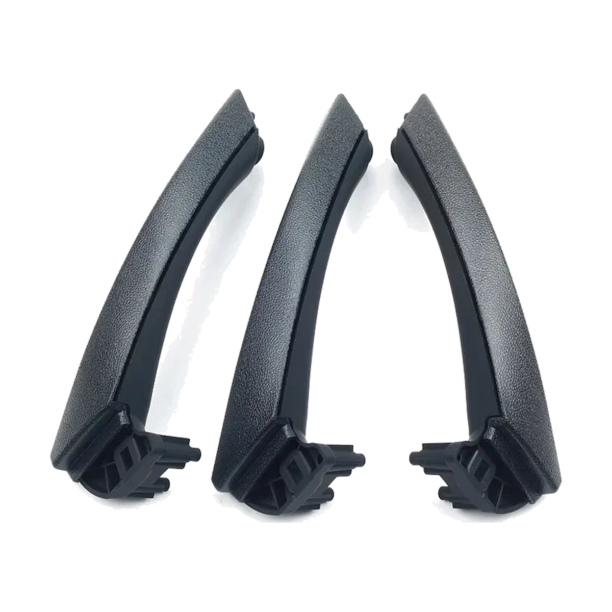 Black interior door pull handle set, right hand drive, for BMW 3 Series E90, E91, E92 (2005-2012)