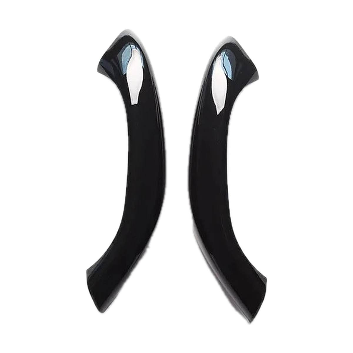 Piano black door pull handle covers, pair, for BMW X1 F48 / F49, X2 F39 (2016-2020)